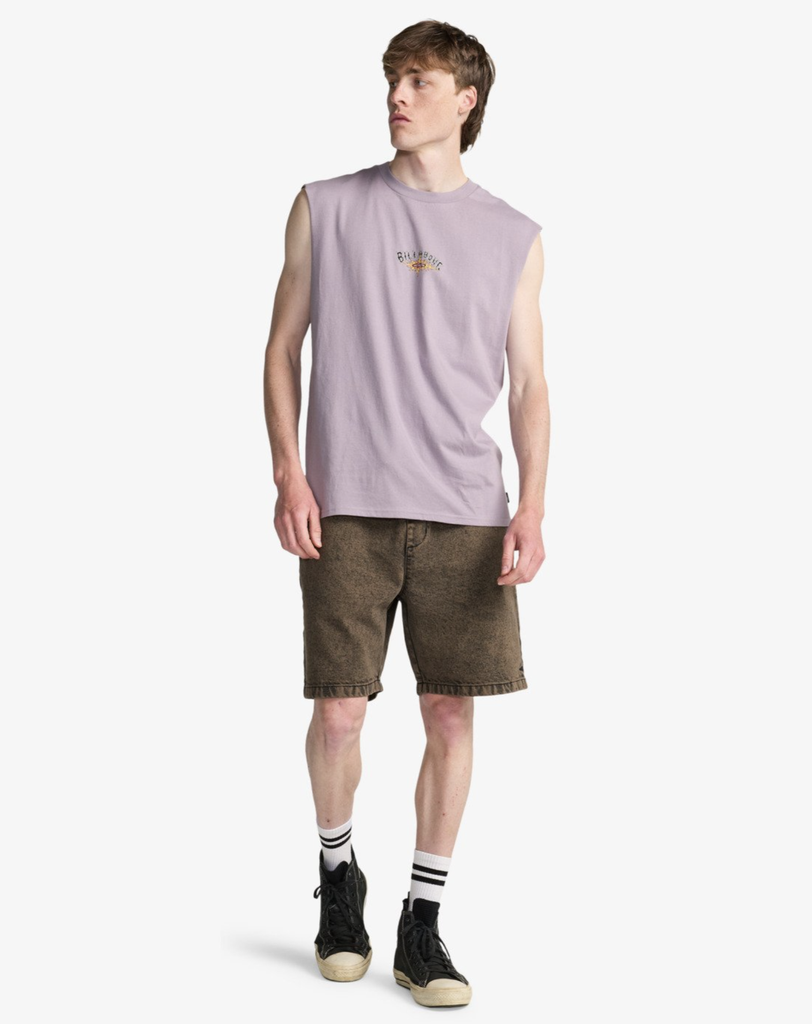 Camiseta Sin Mangas Billabong Burn Out - Purple Ash (skw0)