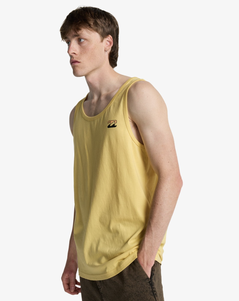 Camiseta Sin Mangas Billabong Icon Wave - Retro Yellow