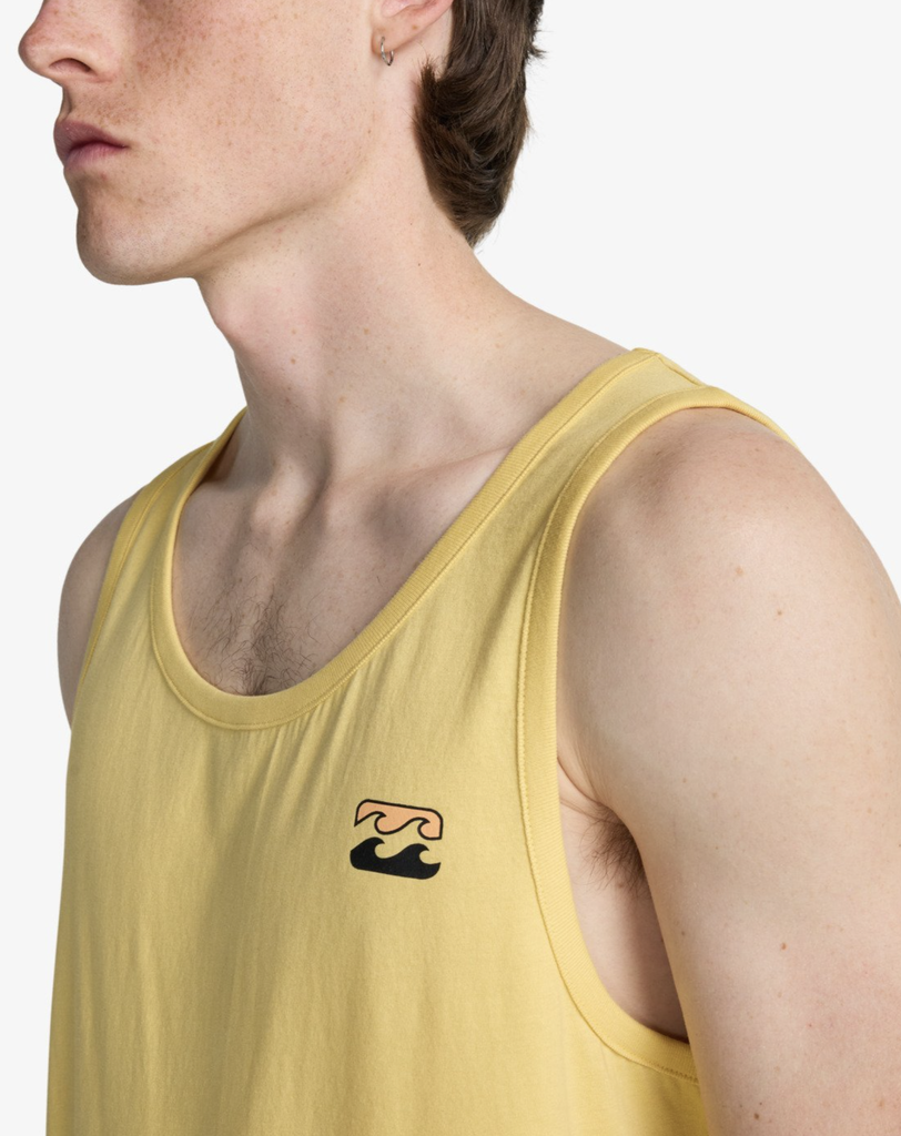 Camiseta Sin Mangas Billabong Icon Wave - Retro Yellow