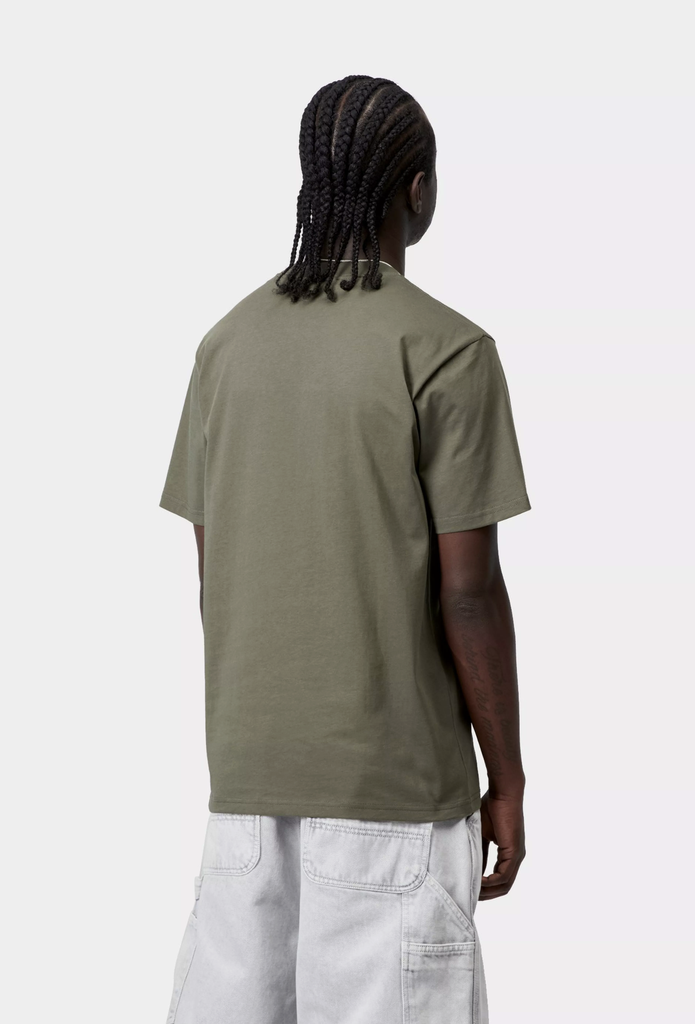Camiseta Carhartt WIP Script - Leaf/Tourmaline