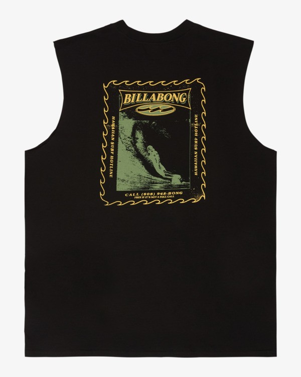 Camiseta Sin Mangas Billabong Since 73 Poster - Black (0019)