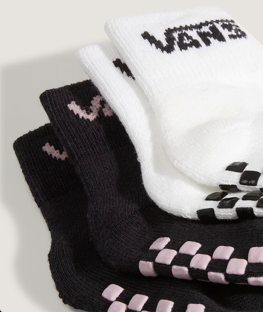 Calcetines Vans Classic Checkerboard (bebé) Pink/Black