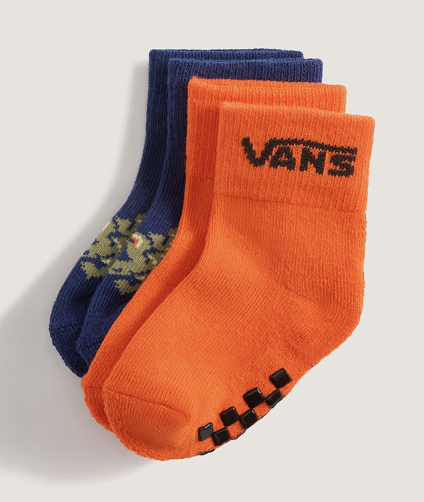 Calcetines Classic Checkerboard (bebé) - Blue/Orange