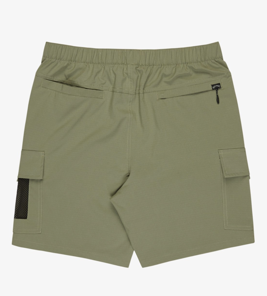 Pantalón Corto Billabong Surftrek Elastic Cargo - Moss Green (glw0)