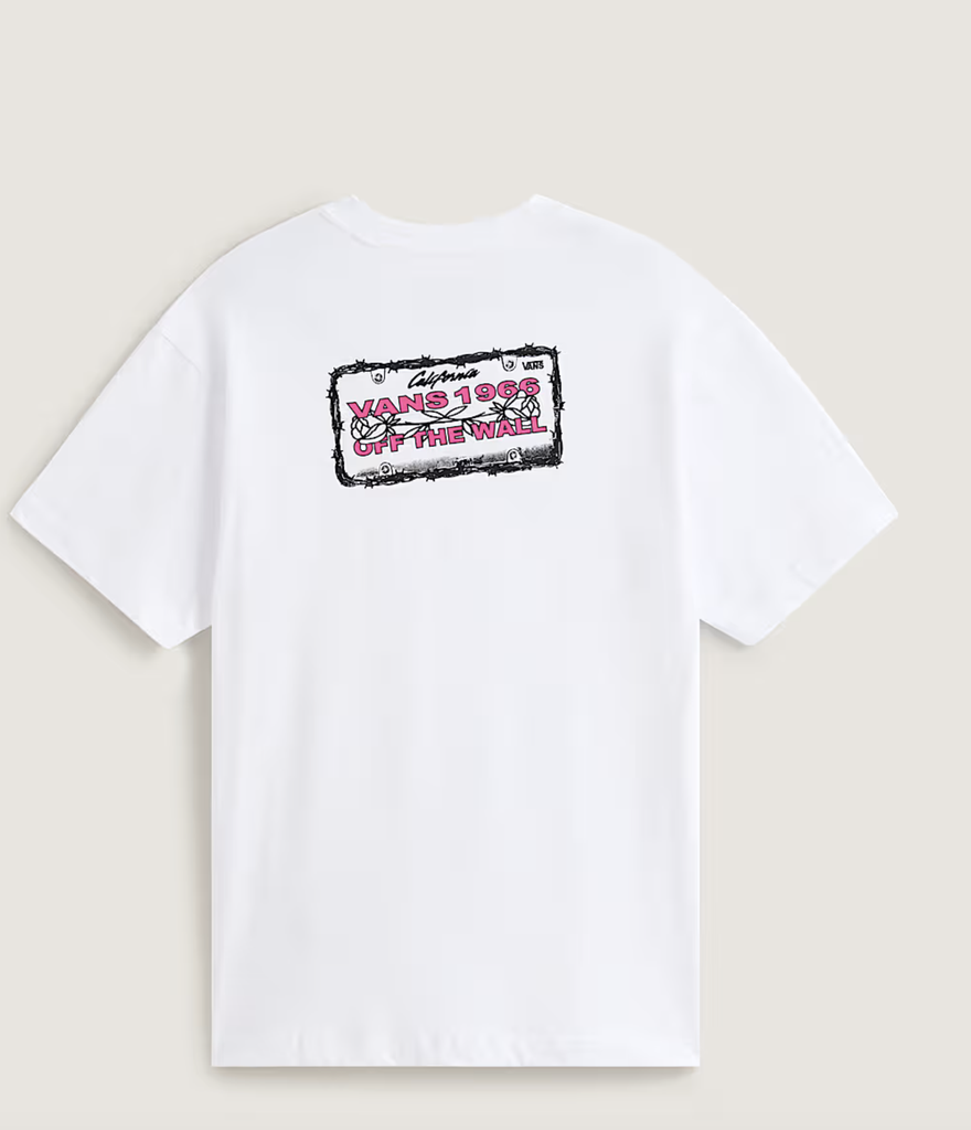 Camiseta Vans Barb Plate Loose - White