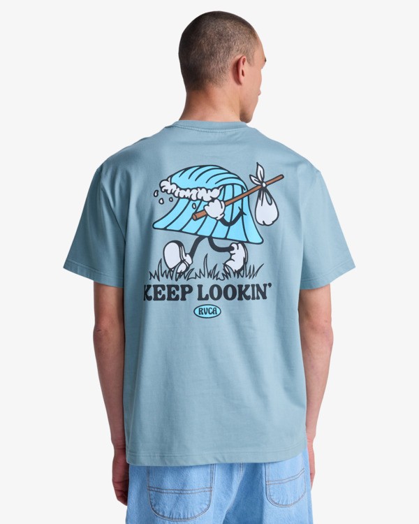 Camiseta RVCA Keep Lookin - Lead