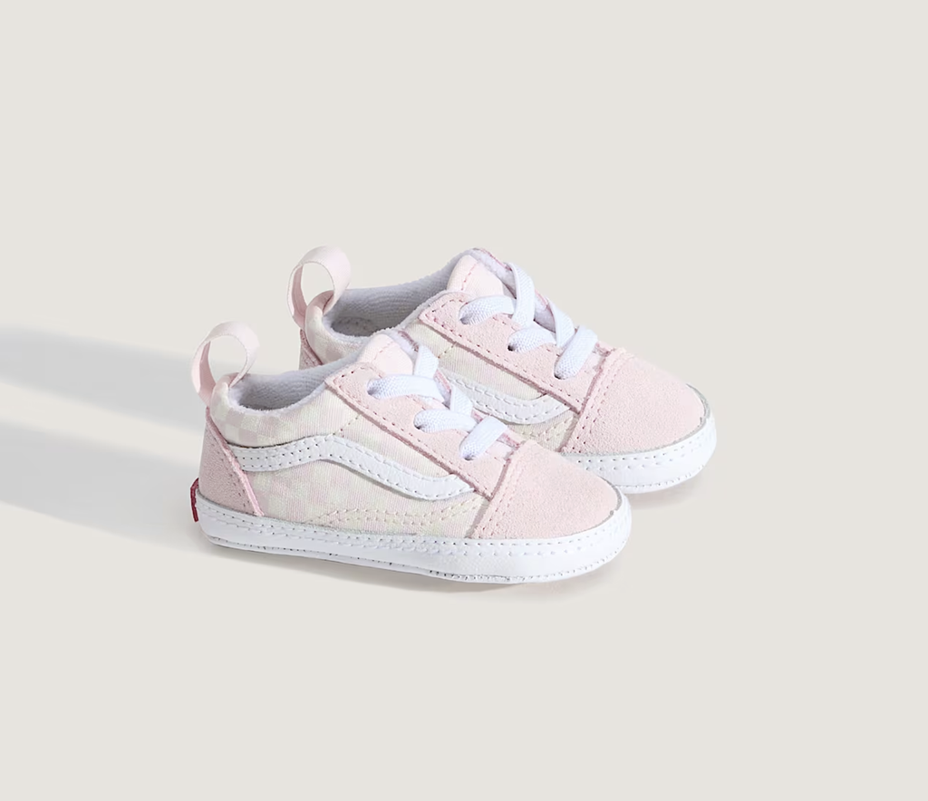 Zapatillas Vans Old Skool Crib Checkerboard  - Pastel Pink