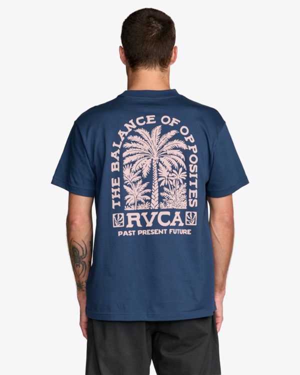 Camiseta RVCA Palmgrove - Moody Blue
