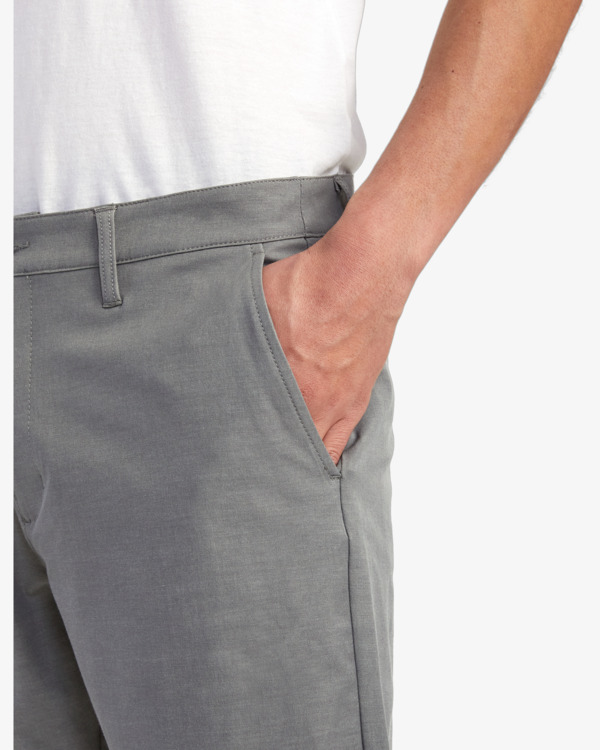 Pantalón Corto Híbrido RVCA Back In - Athletic Heather