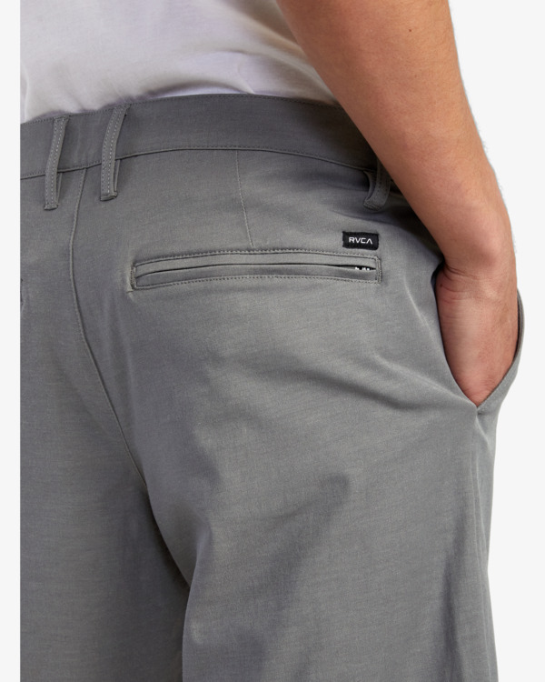 Pantalón Corto Híbrido RVCA Back In - Athletic Heather