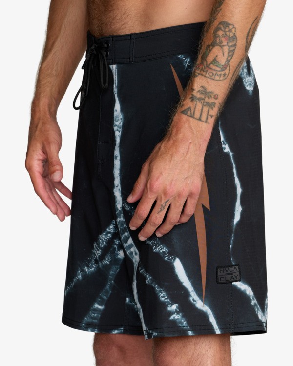 Bañador RVCA X Clay Trunk - Black Resin