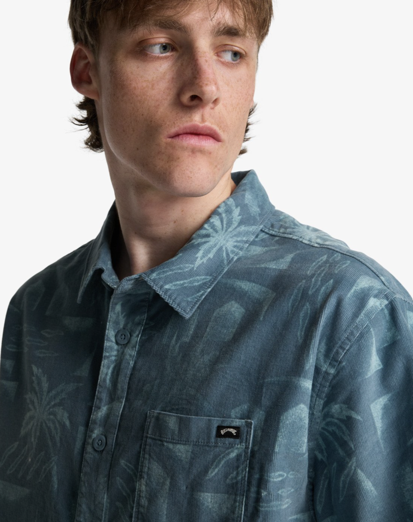 Camisa Billabong Solana Cord - Washed Blue (wbl)