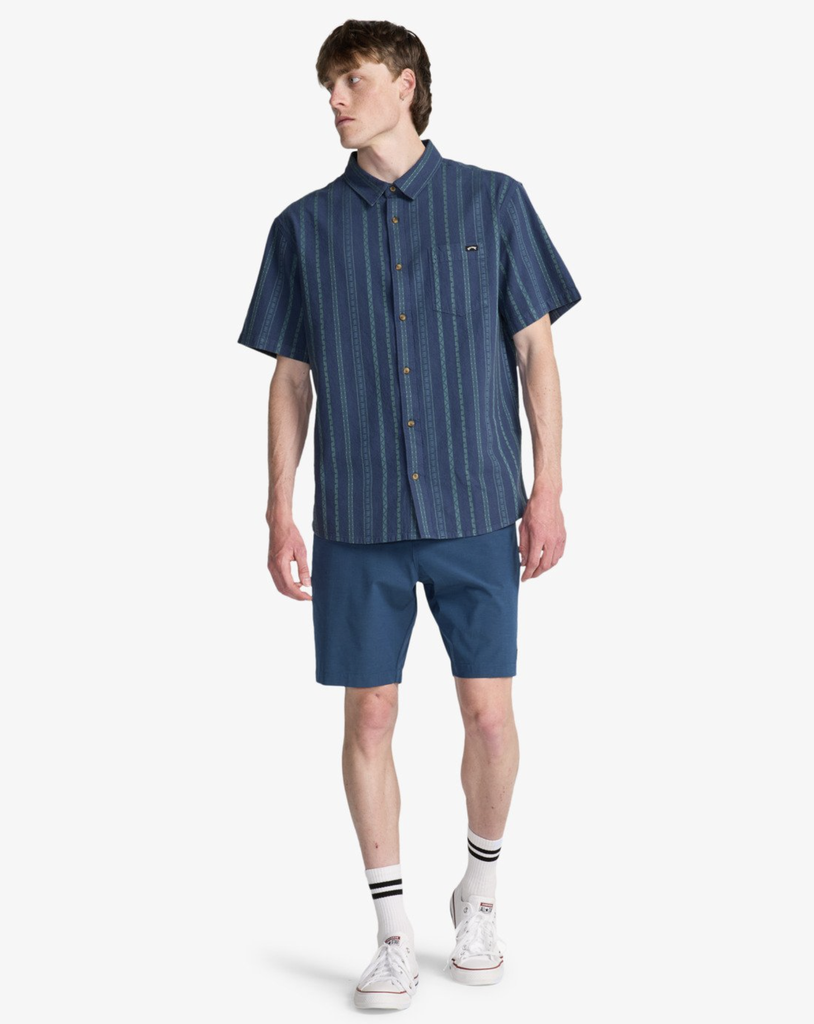 Camisa Billabong Sundays Jacquard - Denim (brq0)