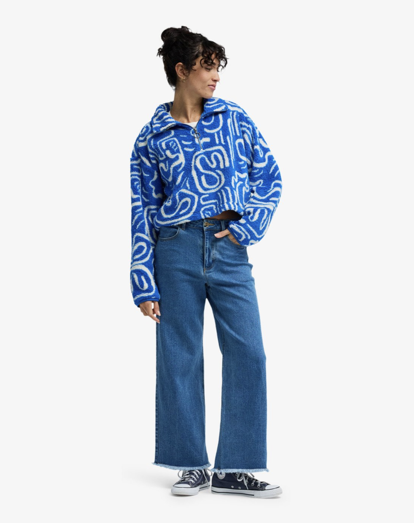 Polar con Media Cremallera Billabong Holiday - True Blu (trb)