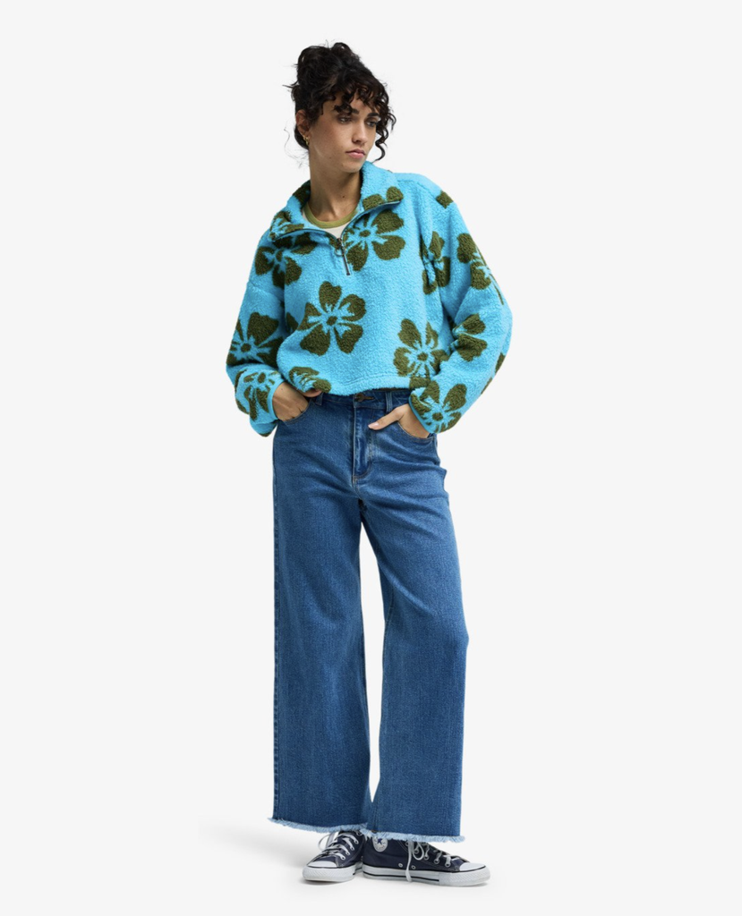 Polar con Media Cremallera Billabong Holiday - Ocean Eyes (bhq0)
