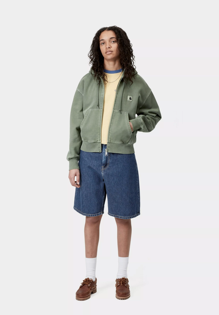 Pantalón Corto Carhartt Wip W' Brandon - Blue (stone washed) (Mujer)