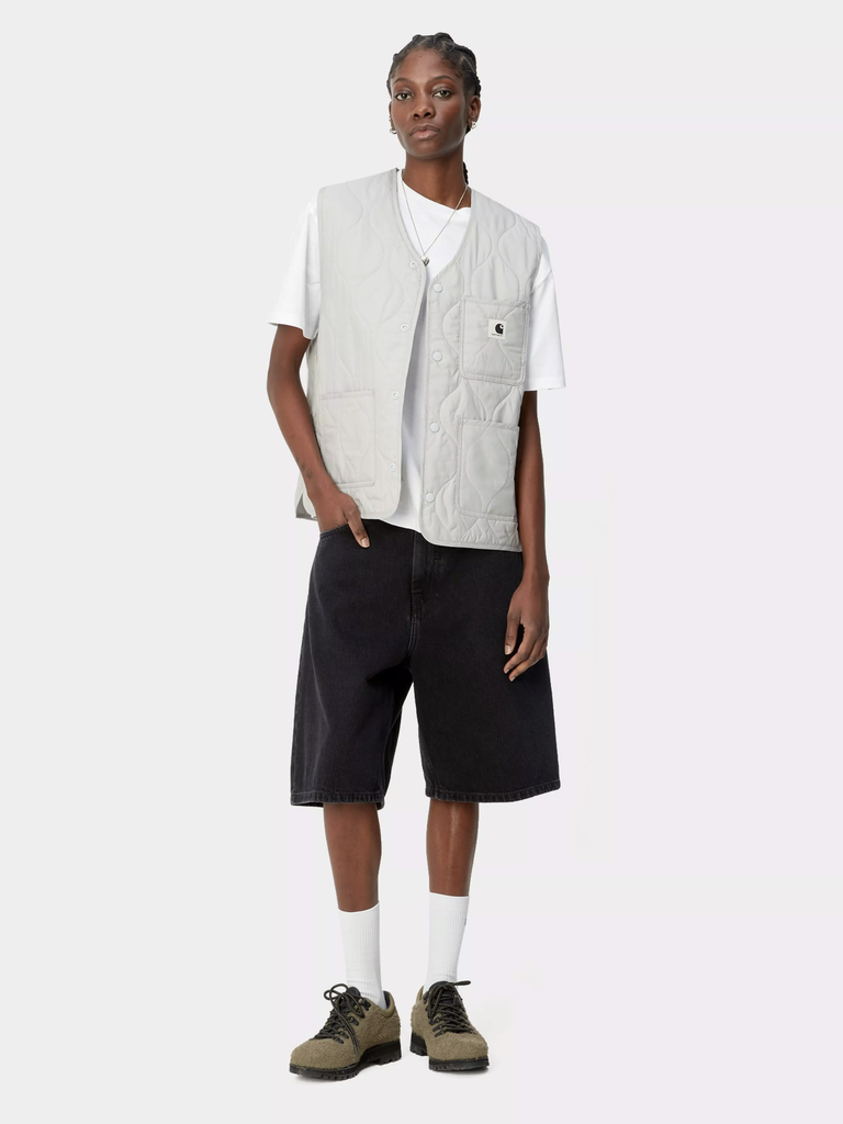 Pantalón Corto Carhartt Wip W' Brandon - Black (stone washed) (Mujer)