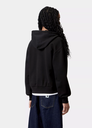 Sudadera con Cremallera Carhartt WIP W' Casey - Black/Silver (Mujer)