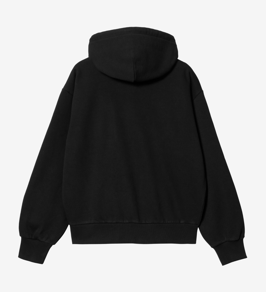 Sudadera con Cremallera Carhartt WIP W' Casey - Black/Silver (Mujer)