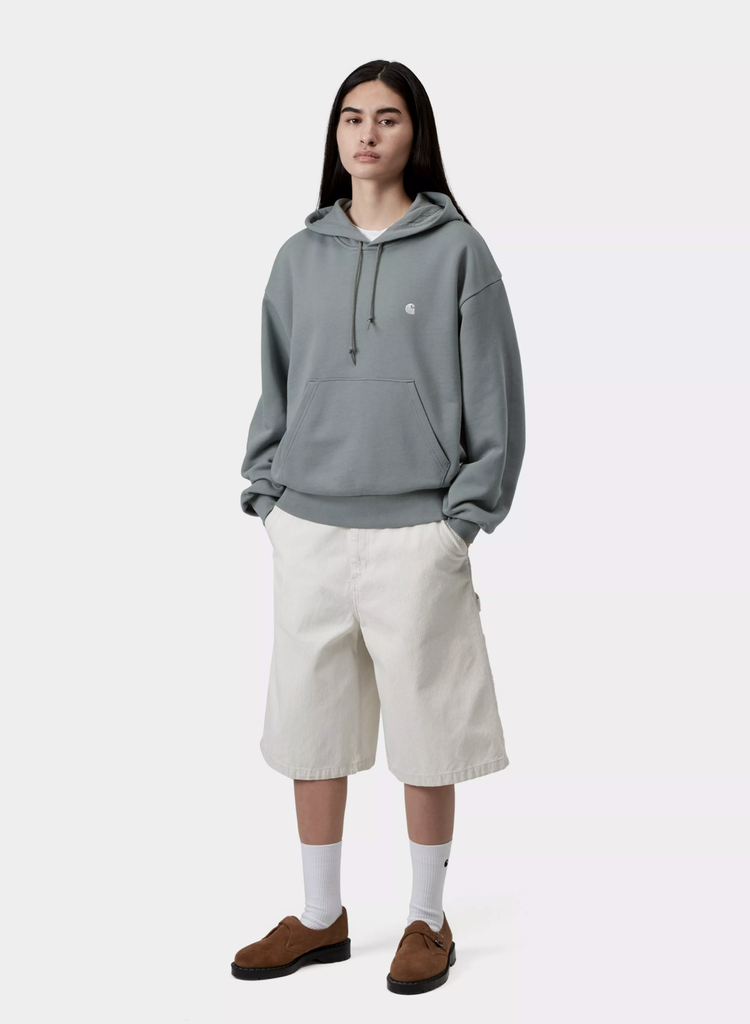 Sudadera con Capucha Carhartt WIP W' Casey - Velvet Green/Silver (Mujer)