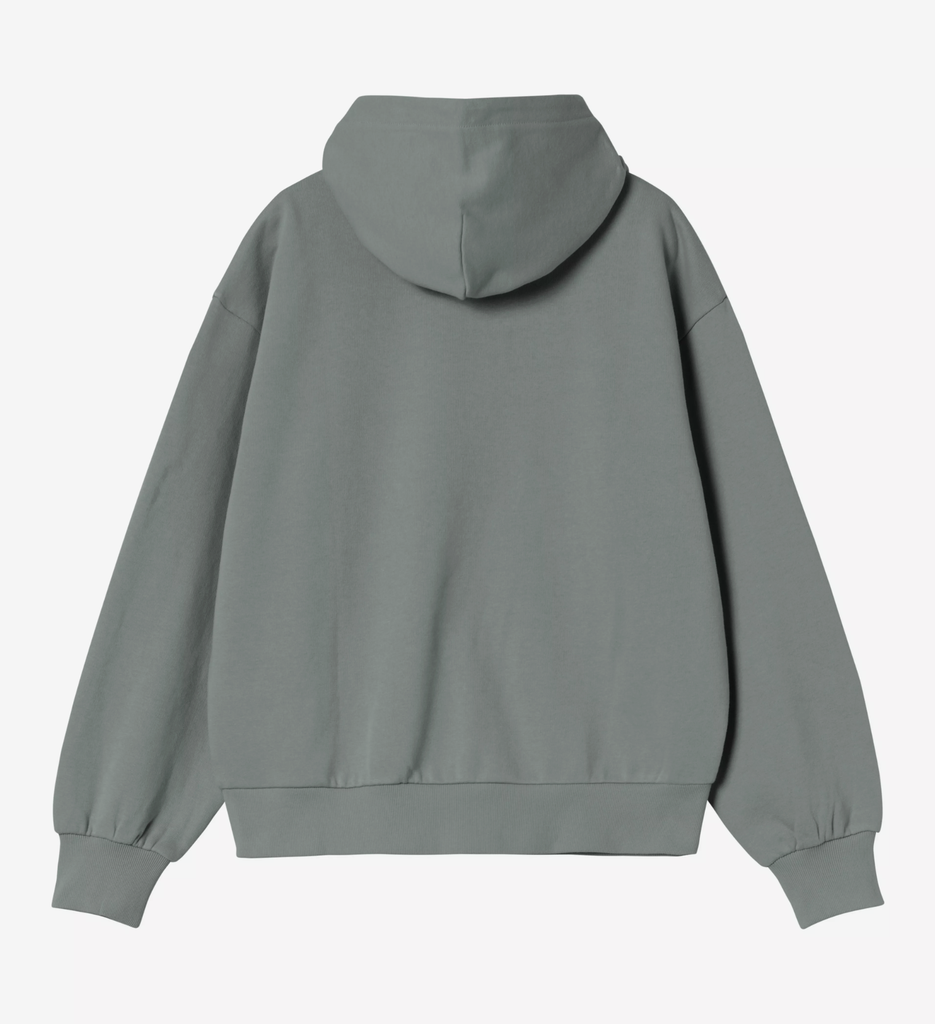 Sudadera con Capucha Carhartt WIP W' Casey - Velvet Green/Silver (Mujer)