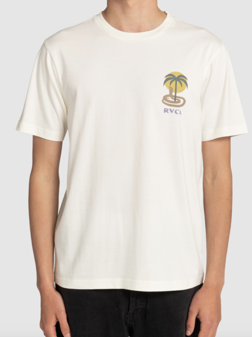 Camiseta Rvca Cobra Mirage - Antique White