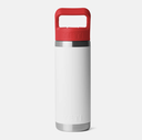 Botella con Tapa de Pajita Yeti Rambler 18 oz (532 ml) - White/Rescue Red/Badge