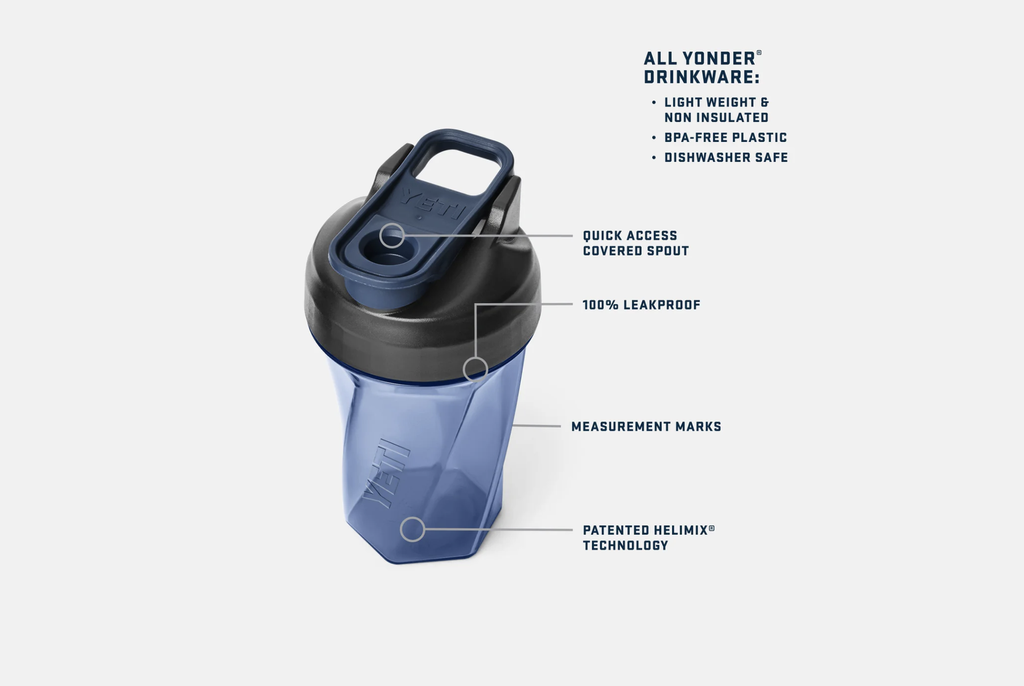Botella Mezcladora Shaker Yeti 20 oz (591 ml) - Rescue Red