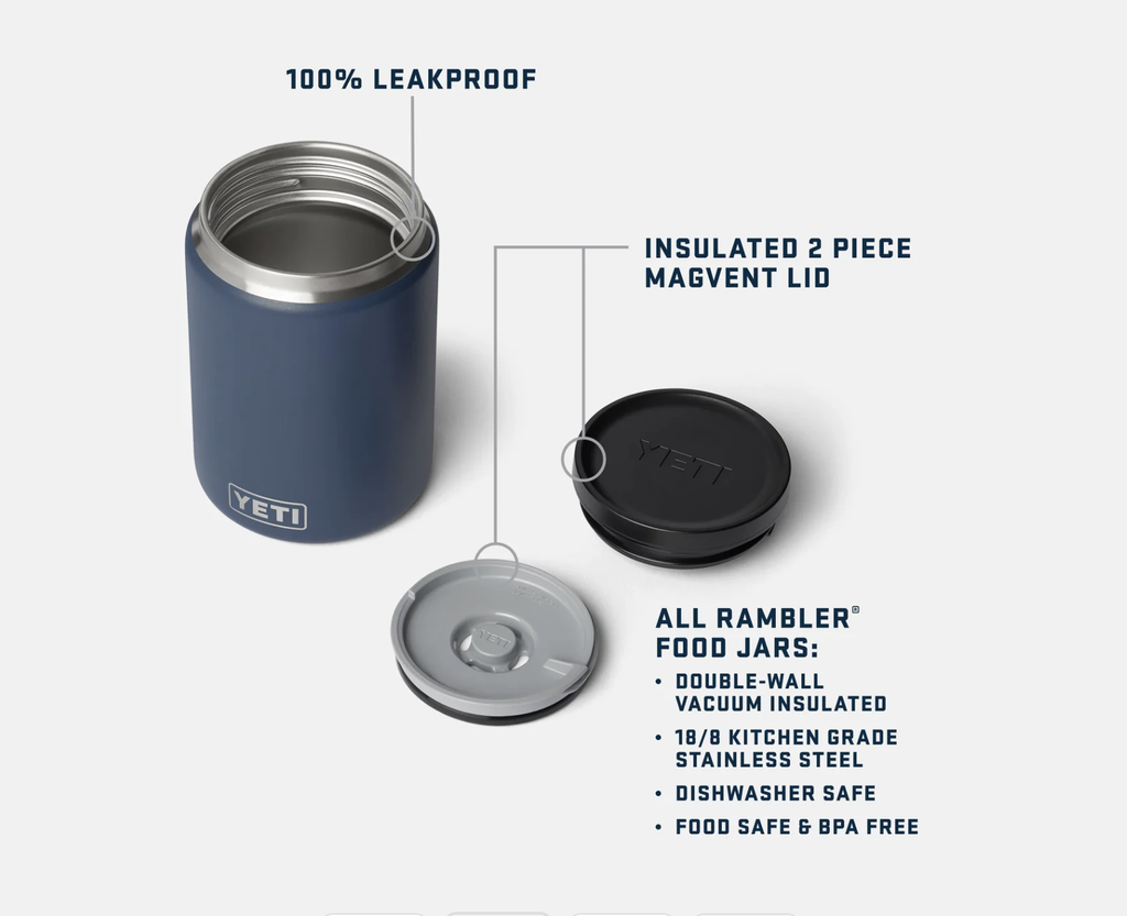 Tarro Térmico para Alimentos Yeti Rambler 24 oz (710 ml) - Stainless Steel