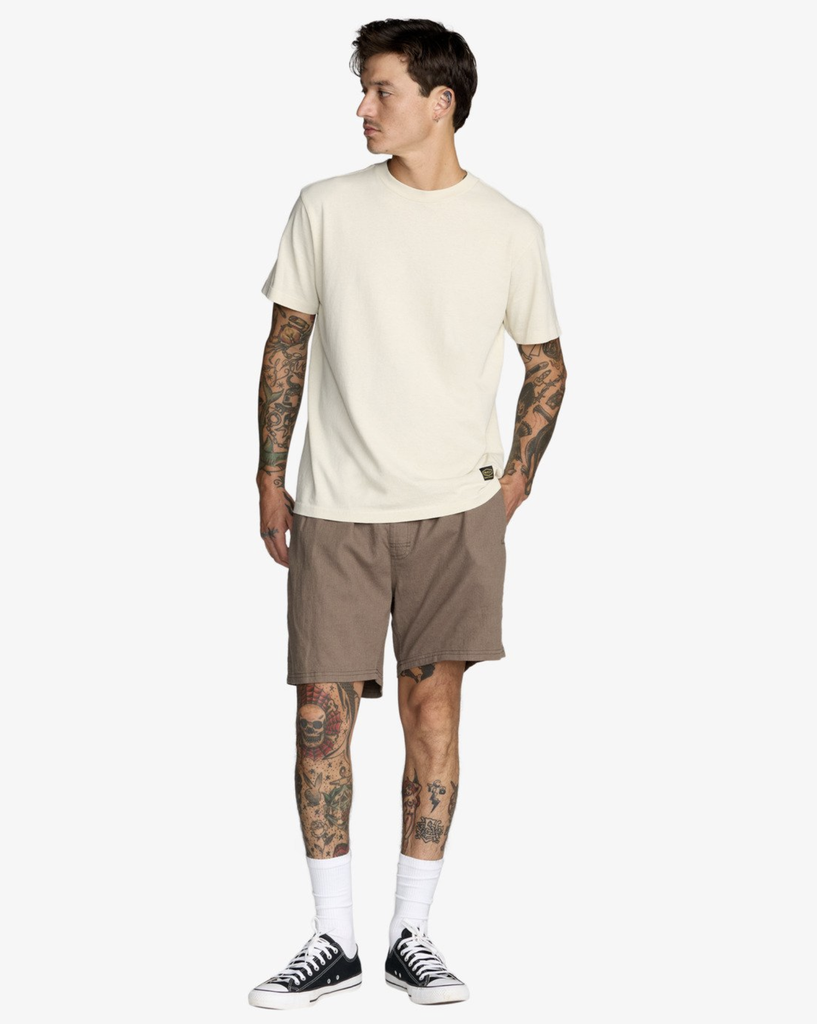 Pantalón Corto Rvca Sands Elastic 17" - Mushroom