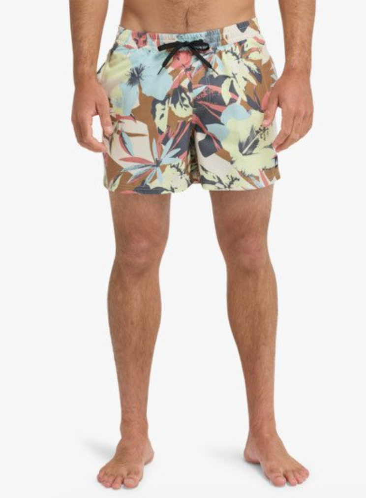Bañador Quiksilver Everyday Printed Volley 15" - Bone White Interact Floral