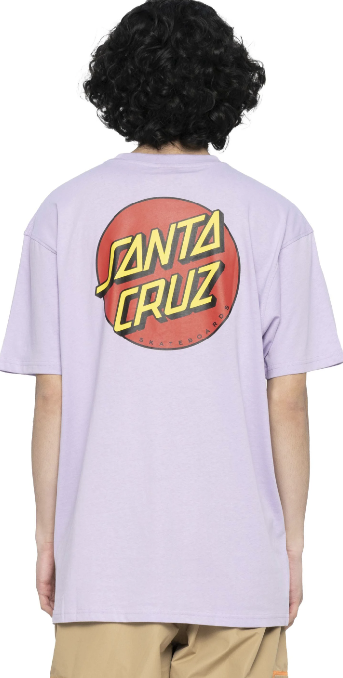 Camiseta Santa Cruz Classic Dot Chest - Digital Lavender