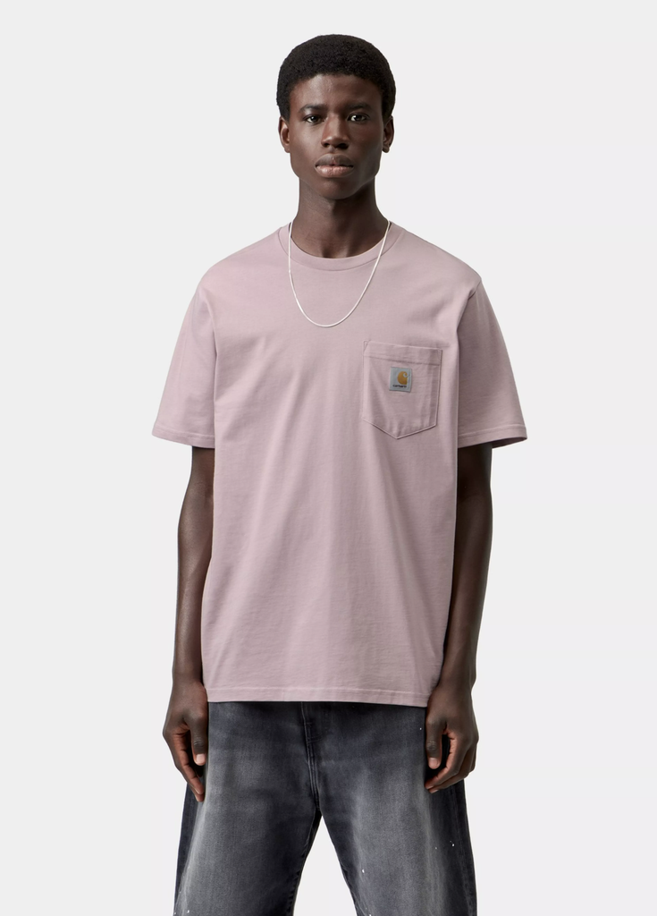 Camiseta Carhartt WIP Pocket - Hortensia