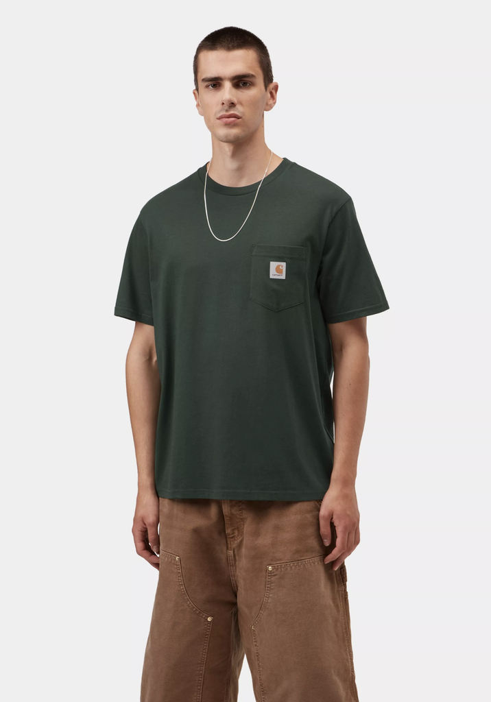 Camiseta Carhartt WIP Pocket - Dark Scarab