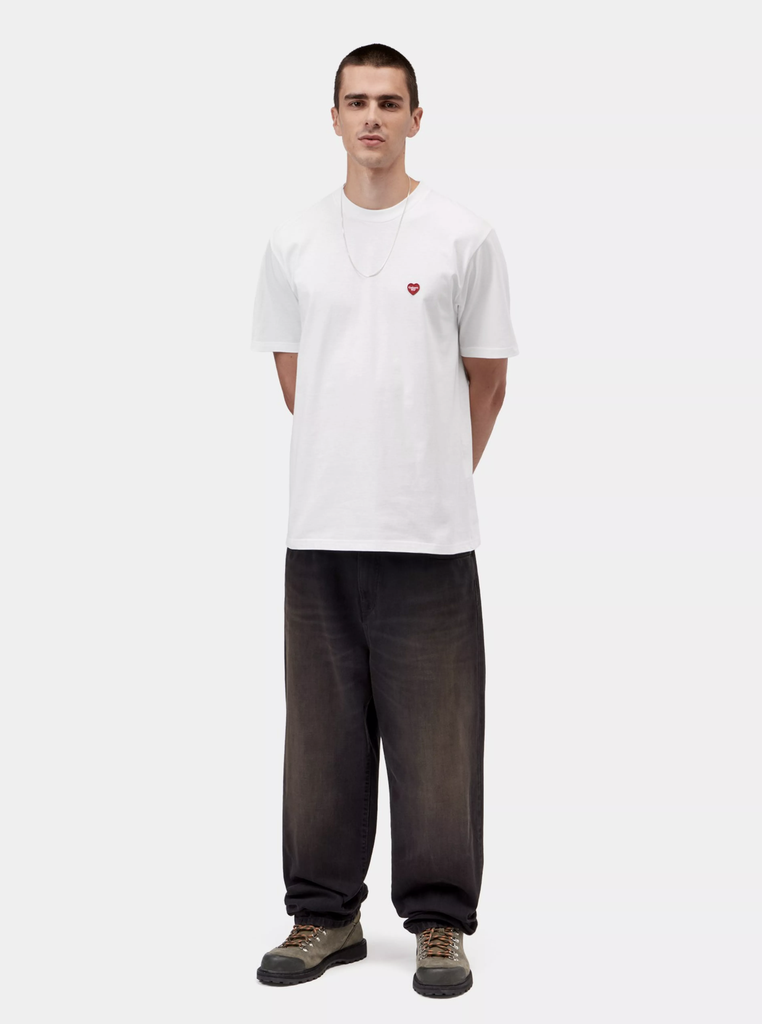 Camiseta Carhartt WIP Small Heart - White/Red