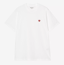 Camiseta Carhartt WIP Small Heart - White/Red