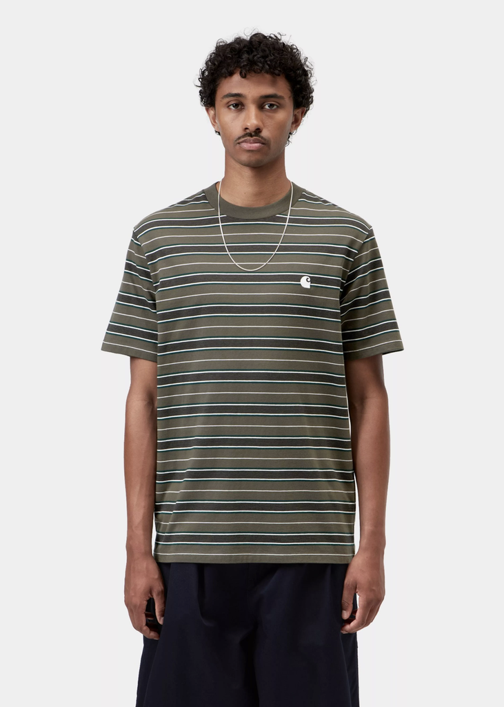 Camiseta Carhartt WIP Bronson - Bronson Stripe/Cypress