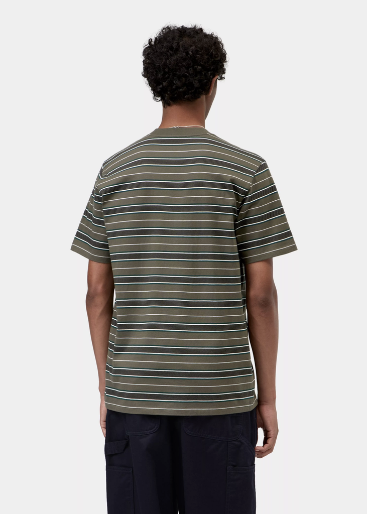 Camiseta Carhartt WIP Bronson - Bronson Stripe/Cypress