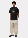 Camiseta Carhartt WIP Slingshot - Black (Heavy enzyme wash)