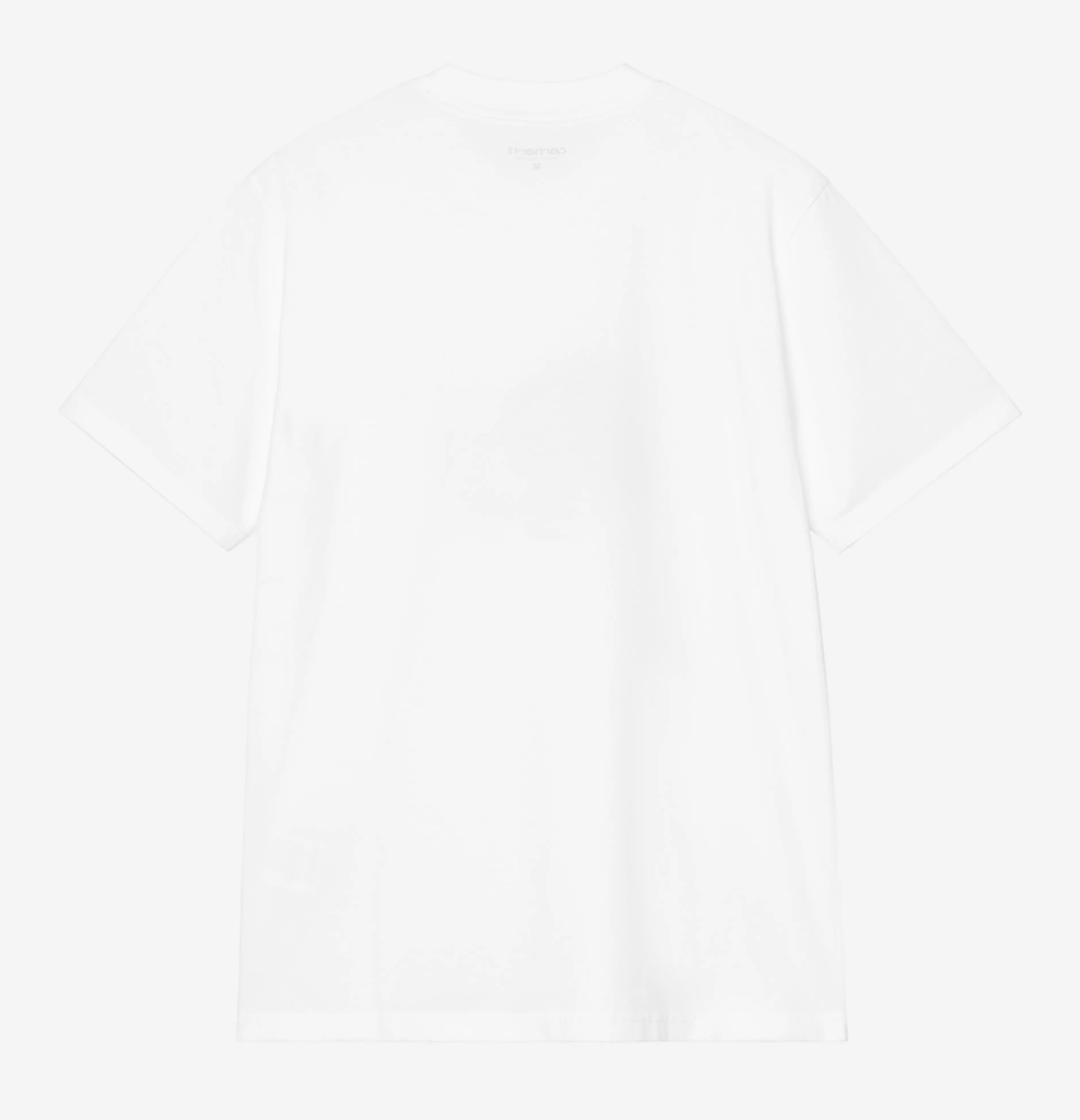 Camiseta Carhartt WIP Slingshot - White (Heavy enzyme wash)