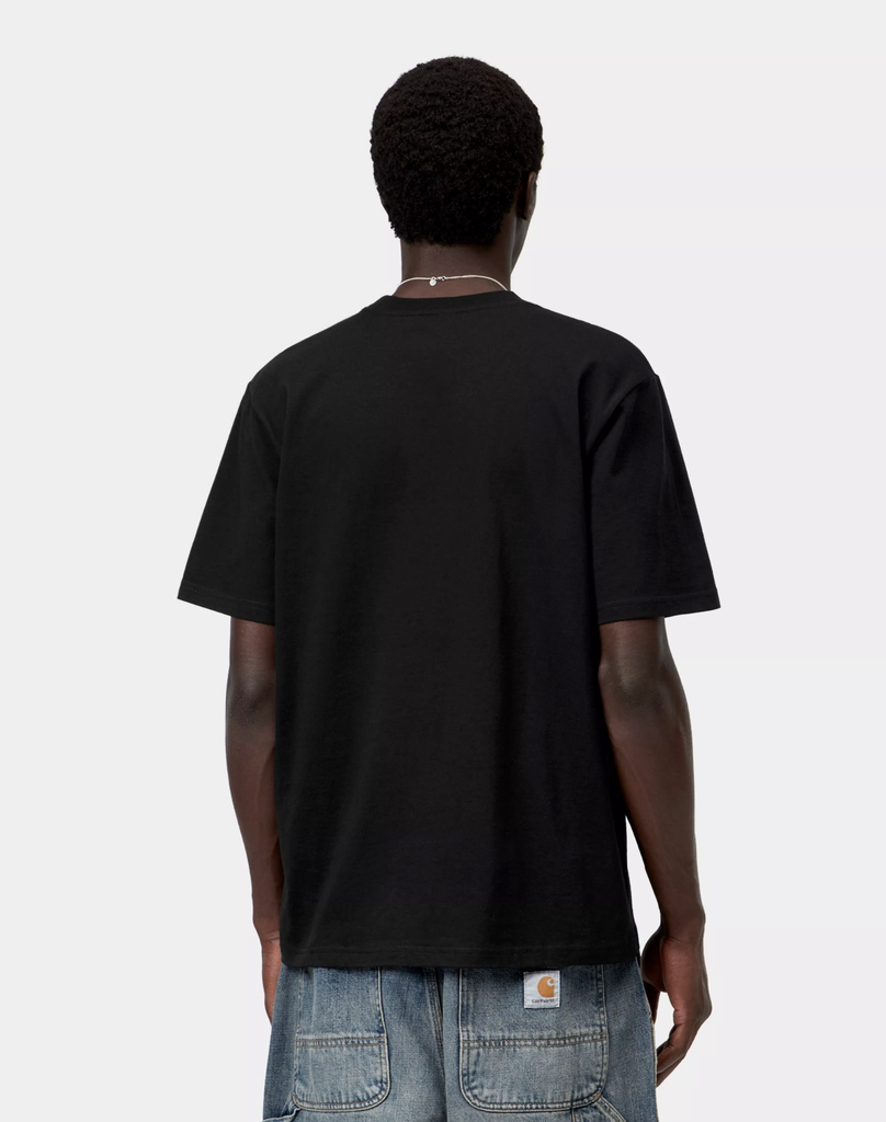 Camiseta Carhartt WIP Small Heart - Black/Black
