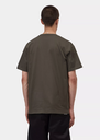 Camiseta Carhartt WIP Chase - Shungite/Gold