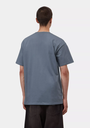 Camiseta Carhartt WIP Chase - Icesheet/Gold