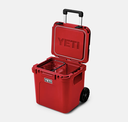 Nevera Portátil con Ruedas Yeti Roadie 48 - Rescue Red