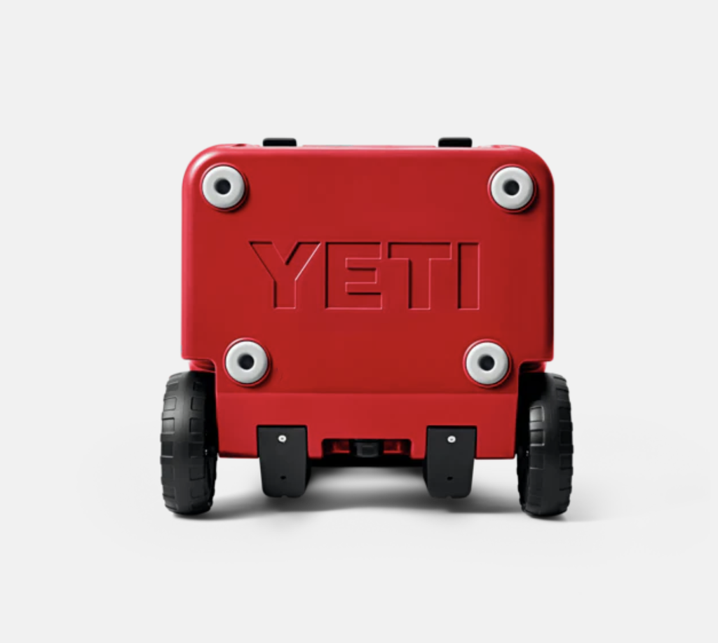 Nevera Portátil con Ruedas Yeti Roadie 48 - Rescue Red