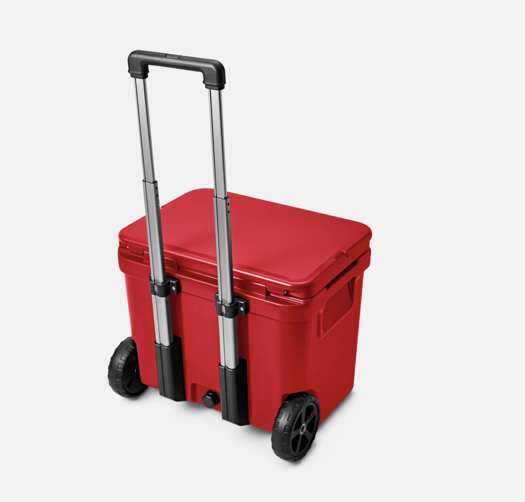 Nevera Portátil con Ruedas Yeti Roadie 60 - Rescue Red