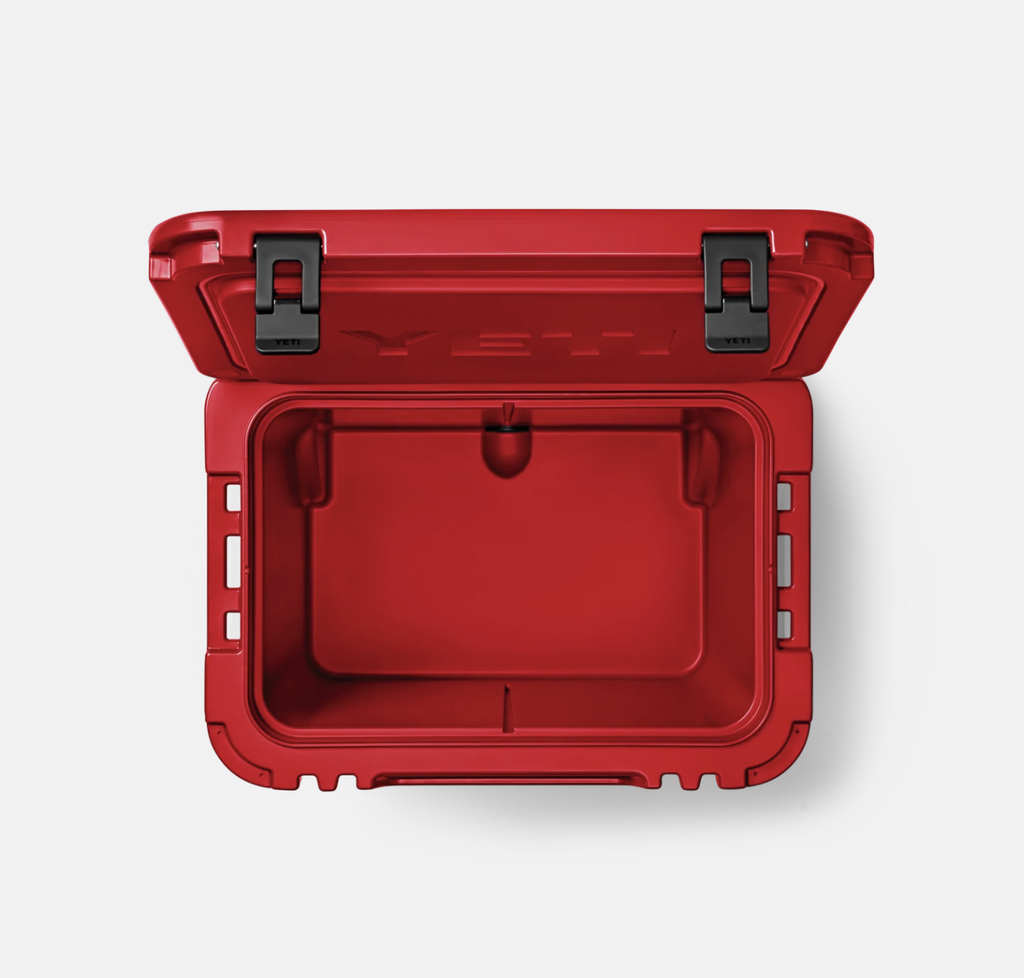 Nevera Portátil con Ruedas Yeti Roadie 60 - Rescue Red