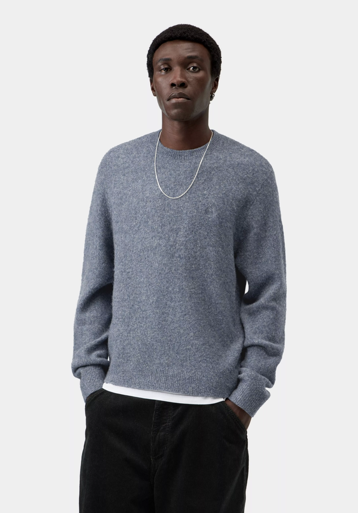 Jersey Carhartt WIP Curtis - Tangled Shady Blue