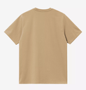 Camiseta Carhartt WIP American Script - WIP Dusty H