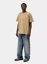 Camiseta Carhartt WIP American Script - WIP Dusty H